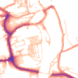 Daytime road noise heatmap for YO21 1ES