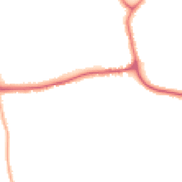 Night-time road noise heatmap for YO21 1NS