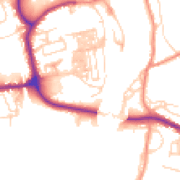 Daytime road noise heatmap for YO21 1PG