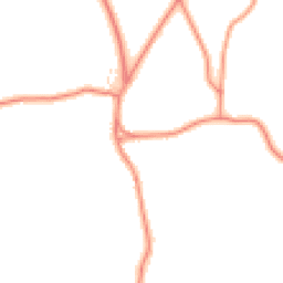 Daytime road noise heatmap for YO21 1UD