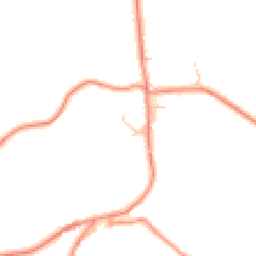 Daytime road noise heatmap for YO21 2JQ