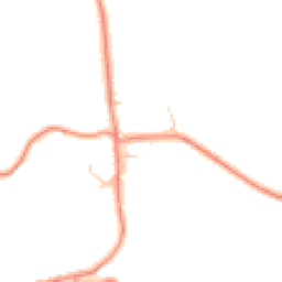 Daytime road noise heatmap for YO21 2PA
