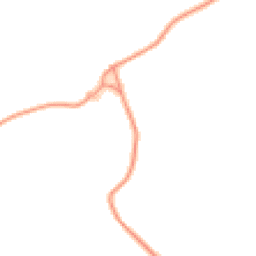 Daytime road noise heatmap for YO21 3TL