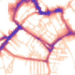 Daytime road noise heatmap for YO23 1AA