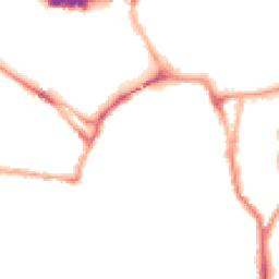 Night-time road noise heatmap for YO23 1AT