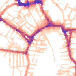 Daytime road noise heatmap for YO23 1AW