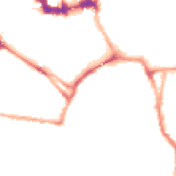 Night-time road noise heatmap for YO23 1AW