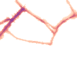 Night-time road noise heatmap for YO23 1BQ