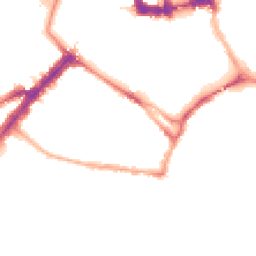 Night-time road noise heatmap for YO23 1BU