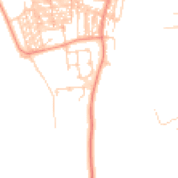 Daytime road noise heatmap for YO23 1DE