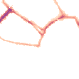 Night-time road noise heatmap for YO23 1NA