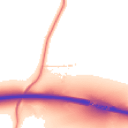 Daytime road noise heatmap for YO23 2QB