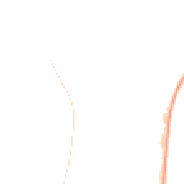 Night-time road noise heatmap for YO23 2SD