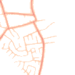 Daytime road noise heatmap for YO23 2SH