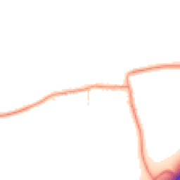 Daytime road noise heatmap for YO23 3PL