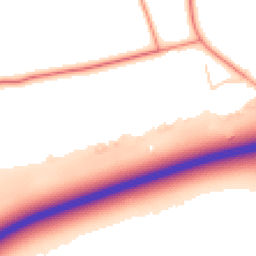 Daytime road noise heatmap for YO23 3PR