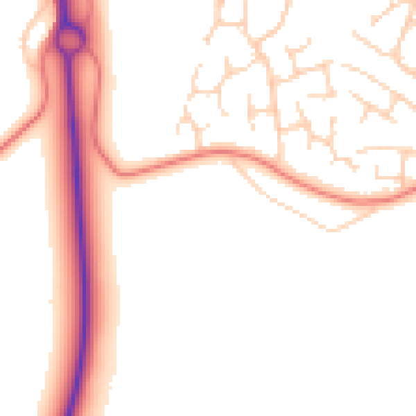Daytime road noise heatmap for YO23 3QX