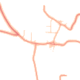 Daytime road noise heatmap for YO23 7BT