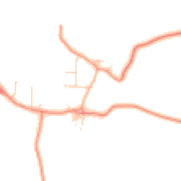 Daytime road noise heatmap for YO23 7DN