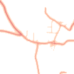 Daytime road noise heatmap for YO23 7EG