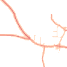 Daytime road noise heatmap for YO23 7EJ