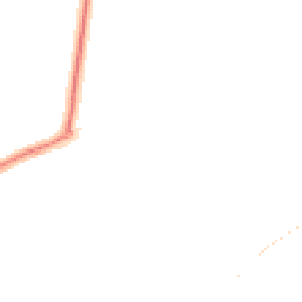 Night-time road noise heatmap for YO31 1DQ