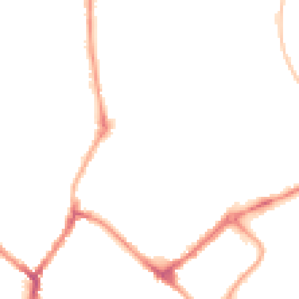 Night-time road noise heatmap for YO31 7LZ