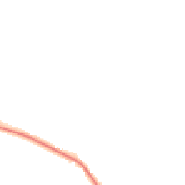 Night-time road noise heatmap for YO43 3QF