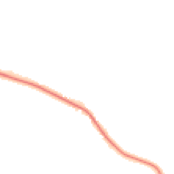 Night-time road noise heatmap for YO43 3QZ