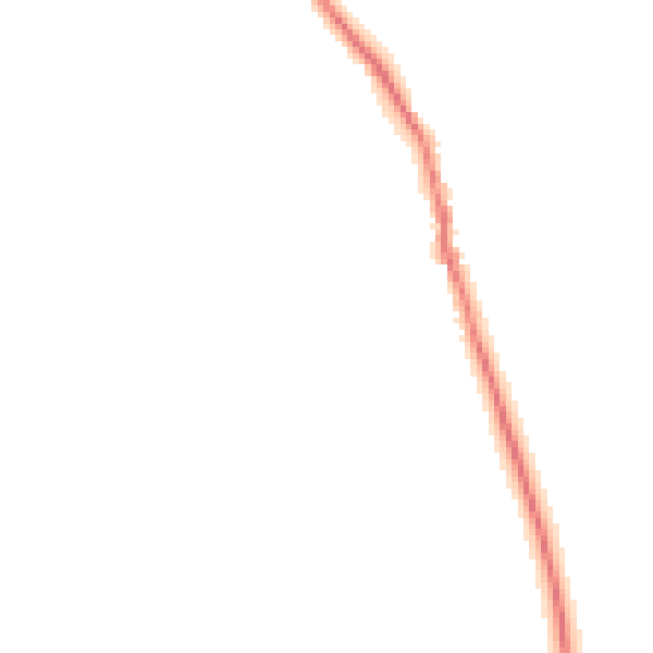Night-time road noise heatmap for YO43 4QU