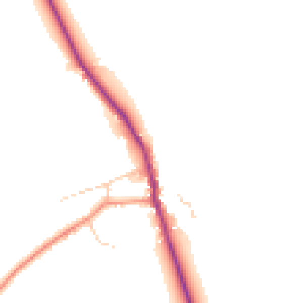 Daytime road noise heatmap for YO43 4RD
