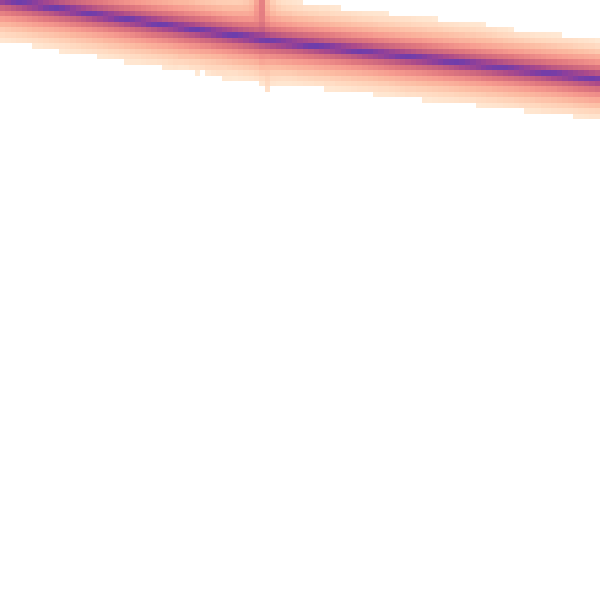 Daytime road noise heatmap for YO43 4RL