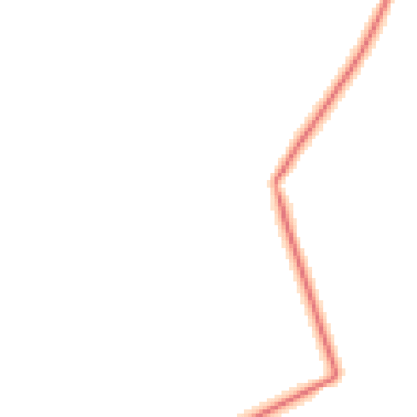 Daytime road noise heatmap for YO43 4TF