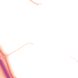 Night-time road noise heatmap for YO51 9AG