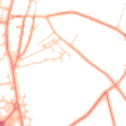 Daytime road noise heatmap for YO51 9AP
