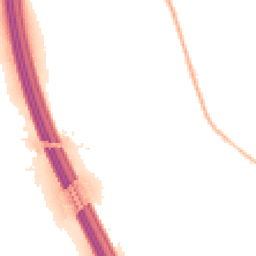 Night-time road noise heatmap for YO51 9BF