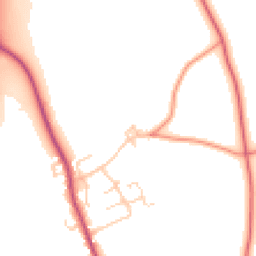 Daytime road noise heatmap for YO51 9BG