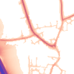 Daytime road noise heatmap for YO51 9BX