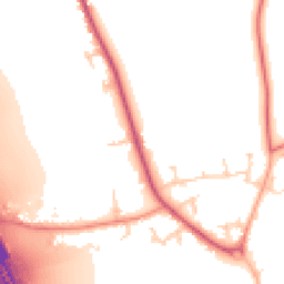 Daytime road noise heatmap for YO51 9DE