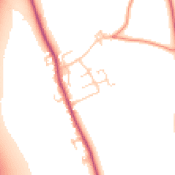 Daytime road noise heatmap for YO51 9DL