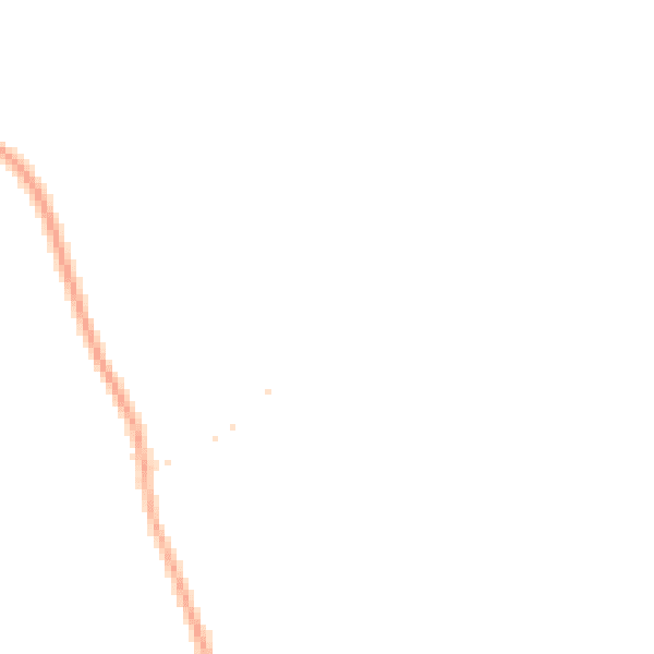 Night-time road noise heatmap for YO51 9DT