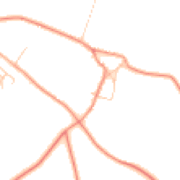 Daytime road noise heatmap for YO51 9ET