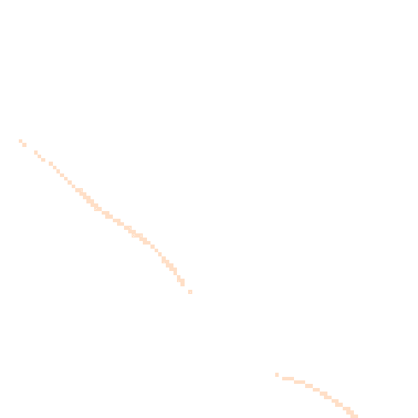 Night-time road noise heatmap for YO51 9ET