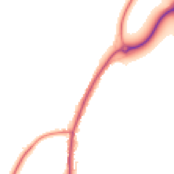 Daytime road noise heatmap for YO51 9JF