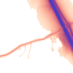 Daytime road noise heatmap for YO51 9LS
