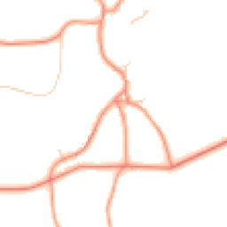 Daytime road noise heatmap for YO51 9PU