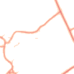 Daytime road noise heatmap for YO51 9QZ