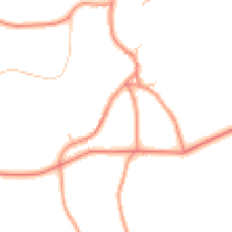 Daytime road noise heatmap for YO51 9RS