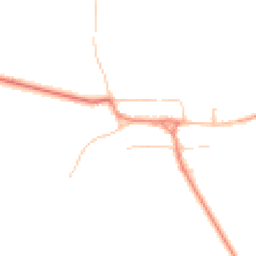 Daytime road noise heatmap for YO60 6QB