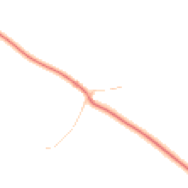 Daytime road noise heatmap for YO60 6QD